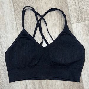 Aerie Ribbed Strapy Sports Bra
